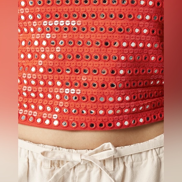 JCREW Broken-in jersey tube top with mirror embellishments - Picture 4 of 6